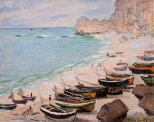 Bateaux sur la plage d