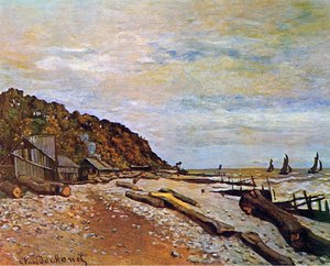 Chantier naval près de Honfleur, 1864 - Claude Monet