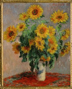 Bouquet de Soleils (painting on canvas) - Claude Monet