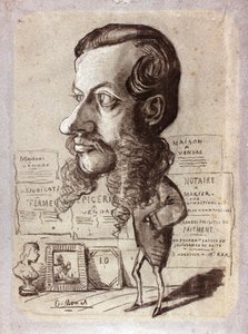 Caricature de Léon Manchon - Claude Monet
