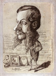 Caricature de Léon Manchon - Claude Monet