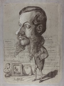 Caricature de Léon Manchon, c.1858 - Claude Monet