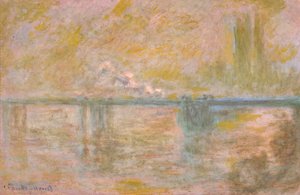 Pont de Charing-Cross à Londres - Claude Monet