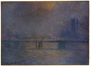 Pont de Charing Cross, La Tamise - Claude Monet