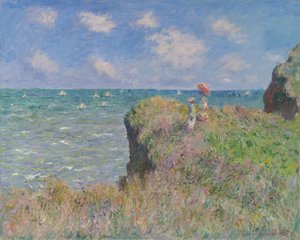 Promenade sur la falaise à Pourville, 1882