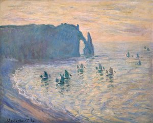 Falaises à Étretat, 1885-1886