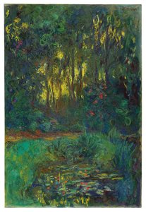 Coin du bassin aux nymphéas, c.1918-19 - Claude Monet