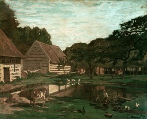 Cour de ferme en Normandie