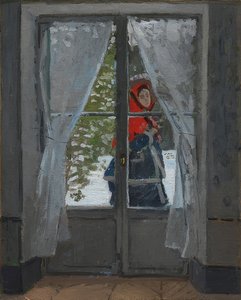 Le foulard rouge - Claude Monet