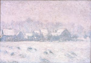 Effet de neige à Giverny