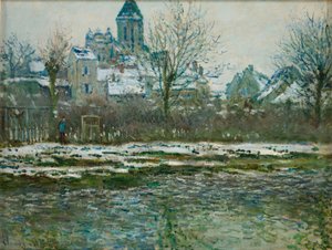 Effet de neige à Vétheuil ou Église de Vétheuil, 1878-1879 - Claude Monet