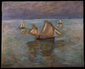 Bateaux de Pêche à Pourville, 1882