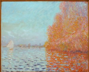 Paysage fluvial, automne