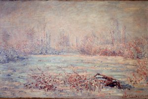 Givre près de Vétheuil (détail) - Claude Monet