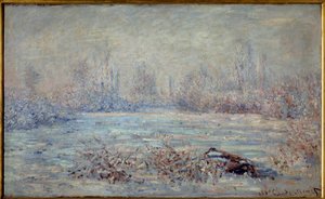 Givre près de Vétheuil en 1880 - Claude Monet