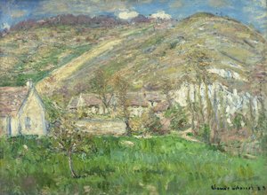 Hameau dans les falaises près de Giverny, 1885 - Claude Monet