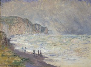 Mer agitée à Pourville, 1897 - Claude Monet