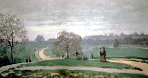 Hyde Park, Londres, 1871 - Claude Monet