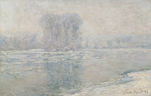 Glacons, effet blanc, 1893 - Claude Monet