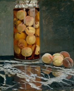 Pot de pêches, vers 1866 - Claude Monet