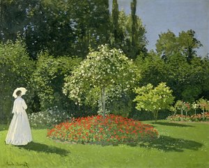 Jeanne Marie Lecadre dans le jardin - Claude Monet