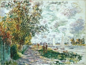 La Berge du Petit-Gennevilliers, vers 1875