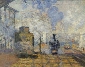 La Gare Saint-Lazare - Claude Monet