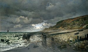 La Pointe de la Hève à marée basse - Claude Monet