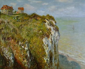 La falaise à Dieppe - Claude Monet
