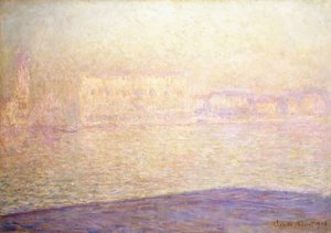 Le Palais Ducal vu de Saint-Georges Majeur - Claude Monet