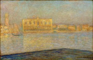 Le Palais Ducal vu de Saint-Georges Majeur - Claude Monet