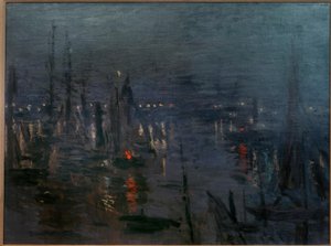 Le Port du Havre, Effet de Nuit - Claude Monet