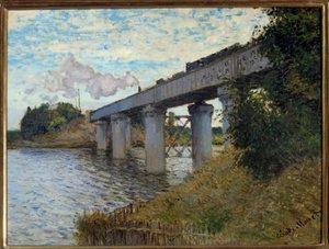 Le pont du chemin de fer à Argenteuil - Claude Monet