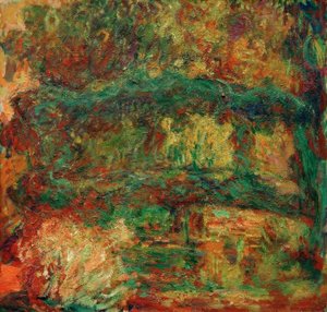 Le pont japonais (Nymphéas, le pont japonais) - Claude Monet