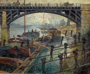 Les Déchargeurs de charbon - Claude Monet