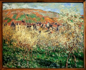Les Pruniers en Fleurs à Vetheuil
