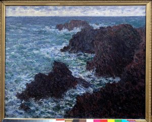 Les Roches de Belle-Île, la côte sauvage - Claude Monet