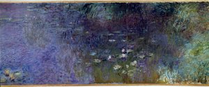 Les nymphéas : matin (détail) - Claude Monet