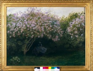 Lilas, temps gris - Claude Monet