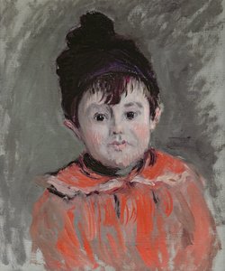Michel Monet (1878-1966) portant un bonnet à pompon, 1880