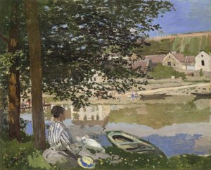 Sur la rive de la Seine, Bennecourt, 1868