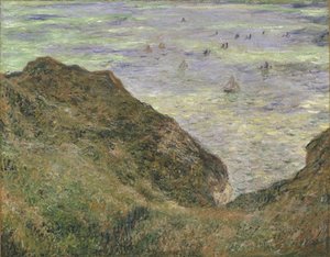 Sur la falaise à Pourville