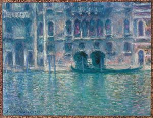Palazzo da Mula, Venise (huile sur toile) - Claude Monet