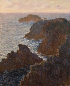 Rochers à Belle-Isle, Port-Domois - Claude Monet