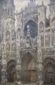 Cathédrale de Rouen, le portail ouest, Harmonie en Gris, 1894 - Claude Monet