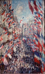 Rue Montorgueil à Paris - Claude Monet