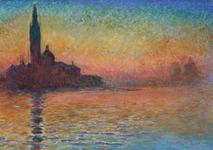 San Giorgio Maggiore au crépuscule, 1908 - Claude Monet
