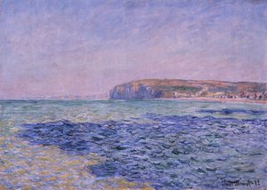 Ombres sur la mer. Les falaises à Pourville - Claude Monet