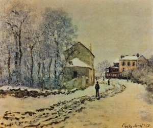 Neige à Argenteuil - Claude Monet