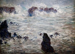 Tempête, Côte de Belle-Île - Claude Monet